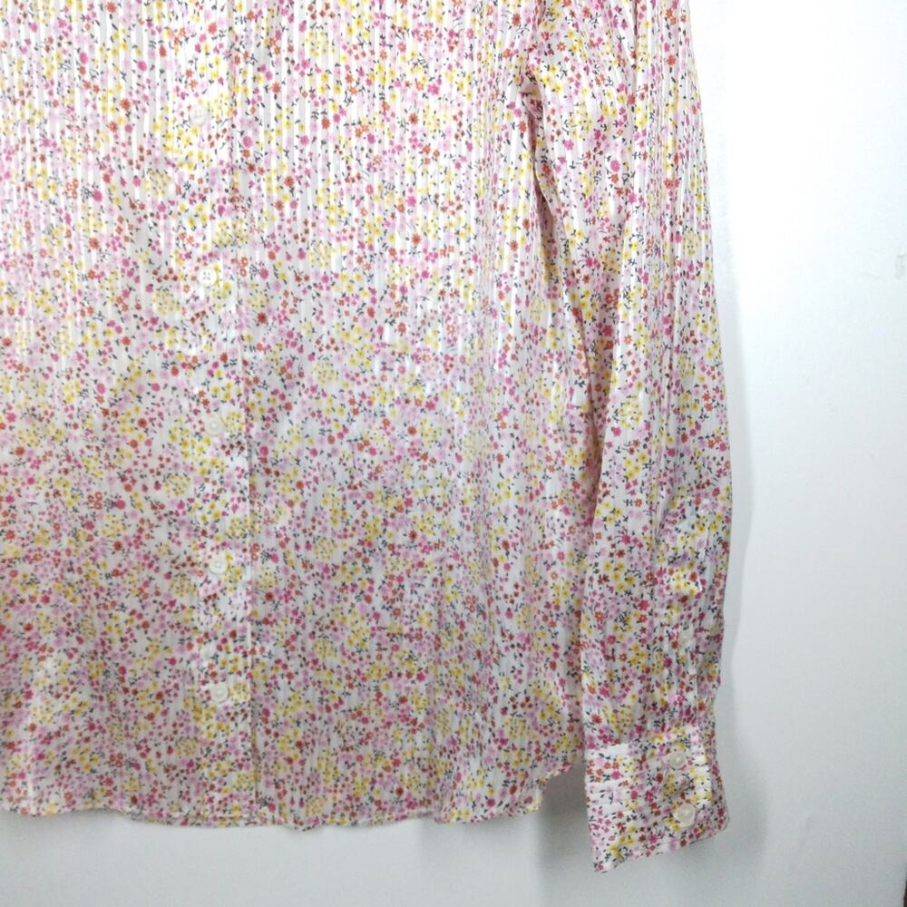 NWT J Crew Ruffle Top in Field Day size Small - Picture 6 of 11